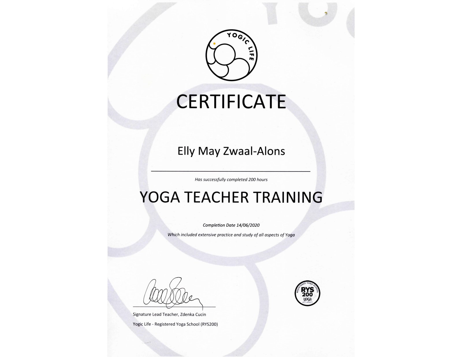 Yogic Life Teacher Training Diploma